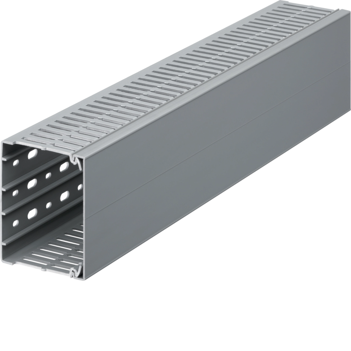 Hager BA7A80100 Goulotte à panneaux fendus 80 x 100 mm, gris
