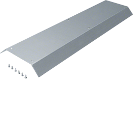 Hager AKB81500402 Couvercle aveugle 800 mm 45° double face pour goulotte AK150x40