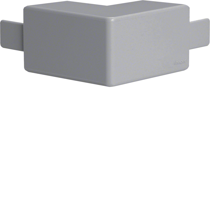 Hager LFF2003537030 Coin extérieur pour goulotte de câbles 20x33mm gris pierre