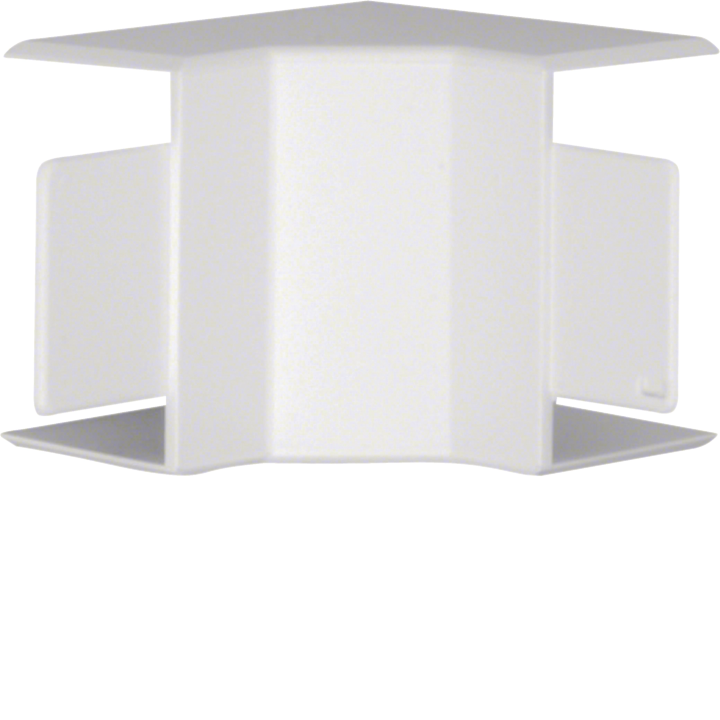 Hager LF3004549016 Coin intérieur pour goulotte LF/LFH 30x45 mm, blanc