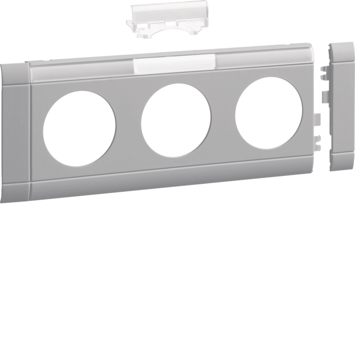 Hager GB080317035 Plaque frontale couvercle de prise triple 80 LF lg