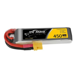 Bateria LiPo Tattu TAA4502S75X3L 450 mAh 7,4 V 75C 2S1P ze złączem XT30