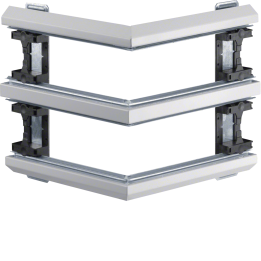 Hager BKIS121303D9016 Goulotte de Câble Externe 12x5mm 2m Acier Blanc