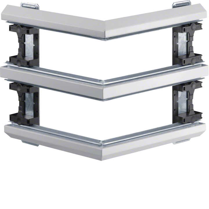 Hager BKIS121303D9016 Goulotte de Câble Externe 12x5mm 2m Acier Blanc