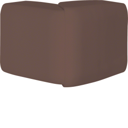 Hager ATA163038014 Coin extérieur pour mini goulotte ATEHA, 16x30 mm, marron