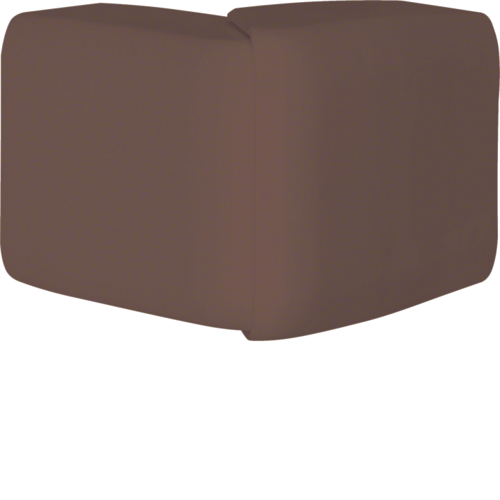 Hager ATA163038014 Coin extérieur pour mini goulotte ATEHA, 16x30 mm, marron