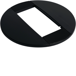 Hager DAC2459011 Rosace, noir graphite