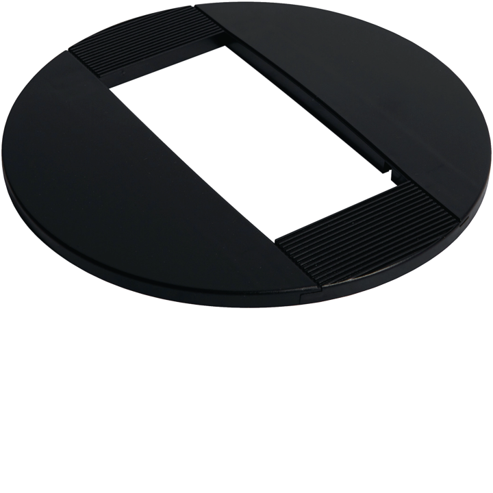 Hager DAC2459011 Rosace, noir graphite
