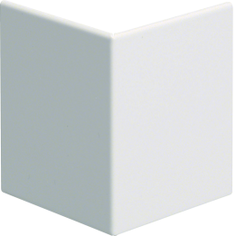 Hager GR0802A9016 Couvercle d'angle externe pour goulotte BRS 80 mm blanc