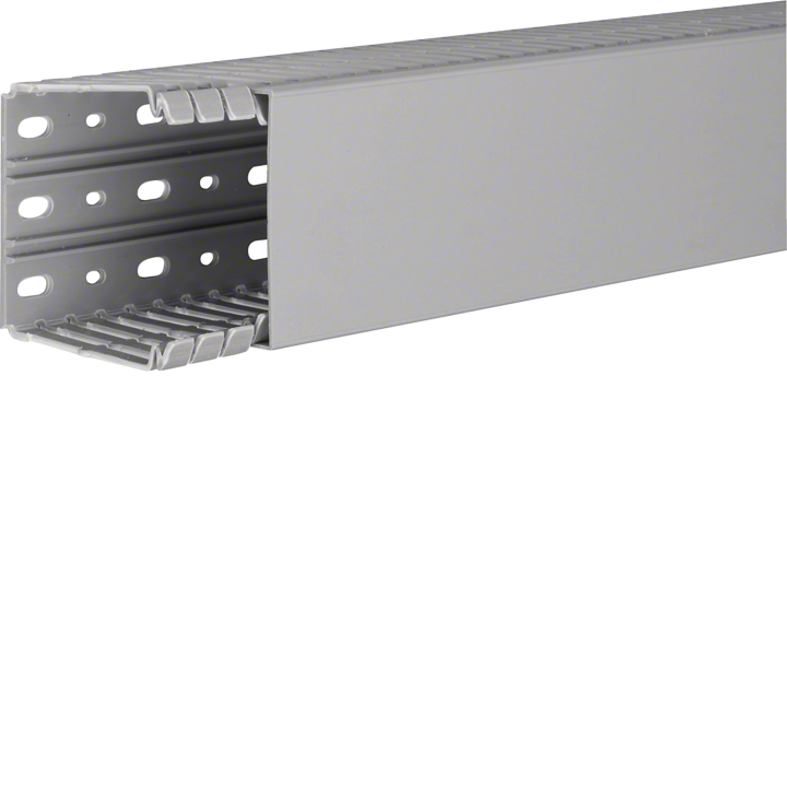 Hager BA780080 Goulotte à panneaux fendus 80 x 80 mm, gris