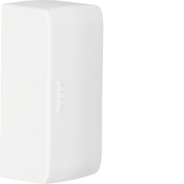Hager ATA205069016 Embout pour goulotte ATEHA, 20x50mm, blanc signalisation