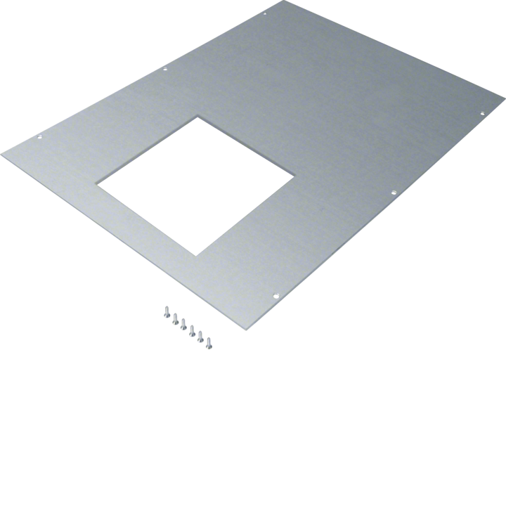 Hager BKA600800Q12 Couvercle pour goulotte BKF/BKW600, 800 mm, gris