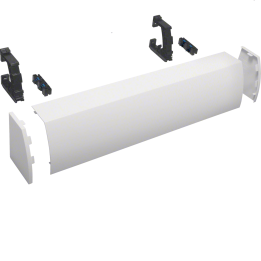 Hager FZ443N Cache-câble, 3 sections, fixation par boîte