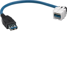 Hager GMKUSB3A Insert Keystone USB3 Type A