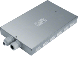 Hager SPWA069010 Prise de courant à point de consolidation 6 prises blanc