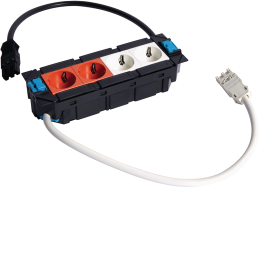 Hager GTV2RW2ROWA325 Prise de courant 2xRW 2xRO WA H25VV-F3G2,5