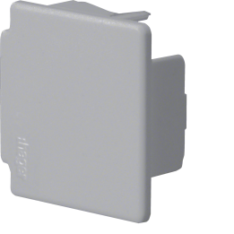 Hager LF3003067030 Embout pour goulotte de câbles 30 x 30 mm, gris pierre (RAL 7030)
