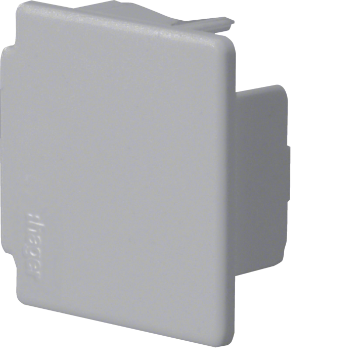Hager LF3003067030 Embout pour goulotte de câbles 30 x 30 mm, gris pierre (RAL 7030)