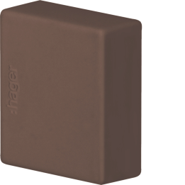 Hager LF1501508014 10x Embout pour Goulotte LF 15x15mm Marron