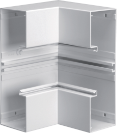 Hager BRA6521049016 Coin intérieur pour conduit de sol 68x210mm Couvercle 80mm Blanc