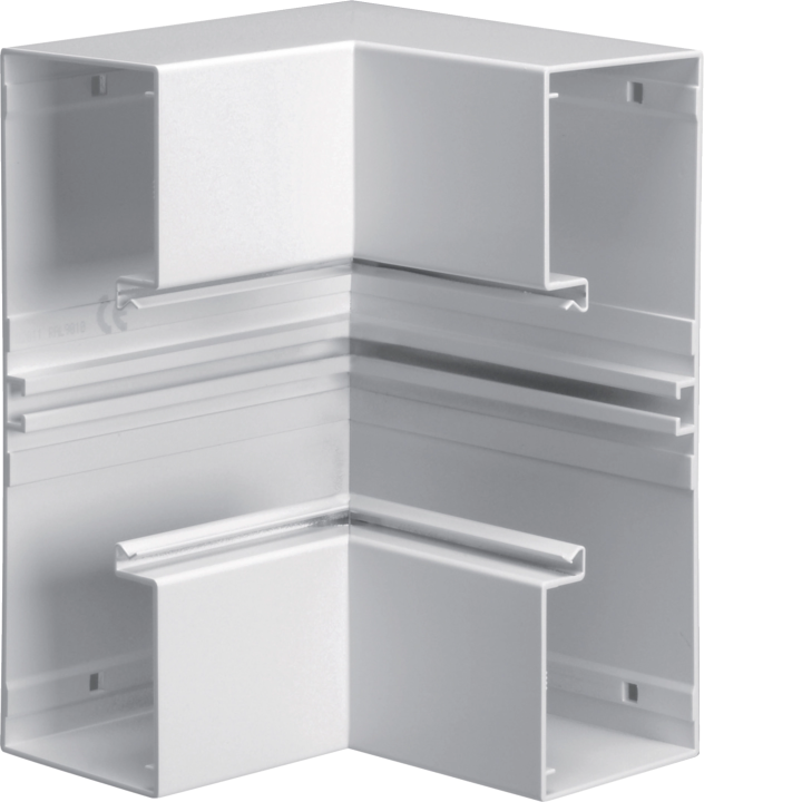 Hager BRA6521049016 Coin intérieur pour conduit de sol 68x210mm Couvercle 80mm Blanc