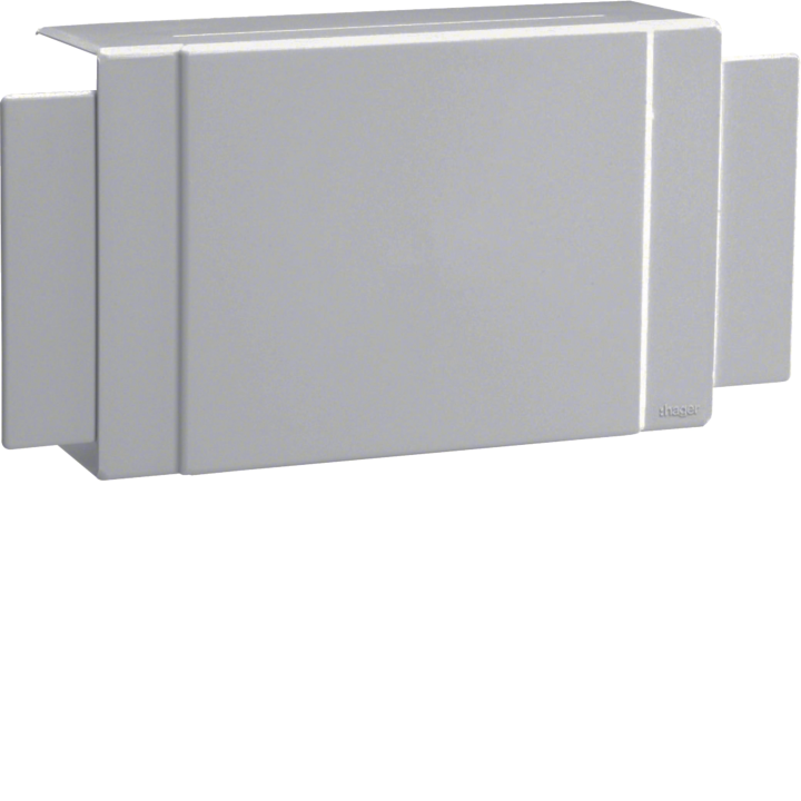Hager FB6013087030 Pièce en T pour Goulotte de Câbles 60x130mm Gris Pierre RAL 7030