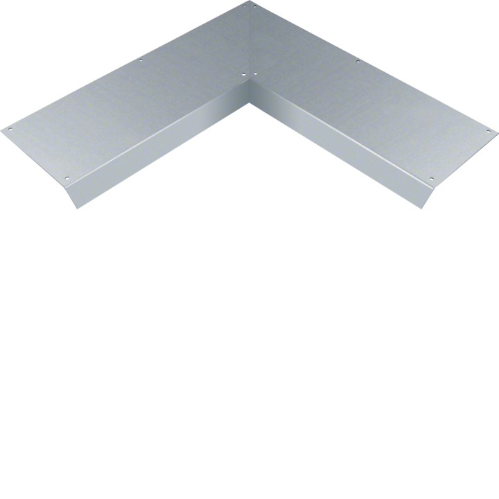 Hager AKBI2500401 Couvercle aveugle coin intérieur 90° pour goulotte AK 250x40mm
