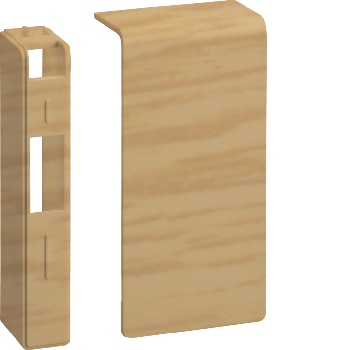 Hager SL200806D5 Embout pour tehalit.SL 20x80mm Chêne