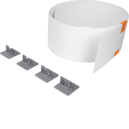 Hager BKTWK91 Cloison pour goulotte de câbles, hauteur 91 mm, longueur 2 m, PVC