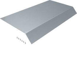 Hager AKB82500701V Couvercle aveugle pour goulotte de câbles 800mm 45° 100EW 250x70