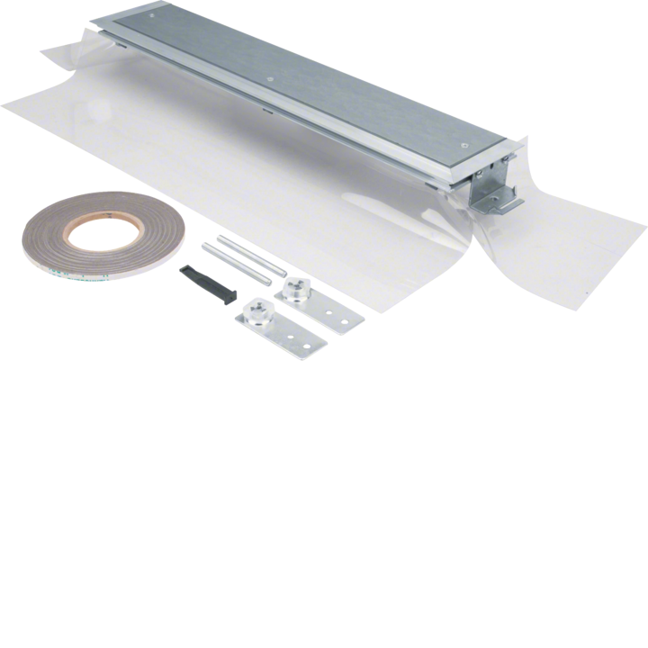 Hager BKFDE600045 Embout avec film d'étanchéité, gris clair (RAL 7035)