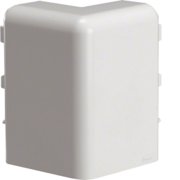 Hager M55629010 Coin extérieur pour goulotte SL 20071, blanc pur