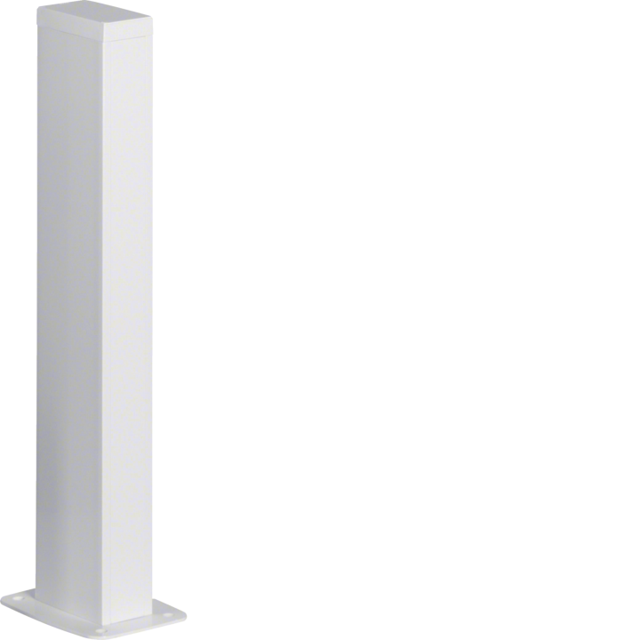 Hager DAP2806509016 Goulotte de câble PacPost Double 650 mm blanche