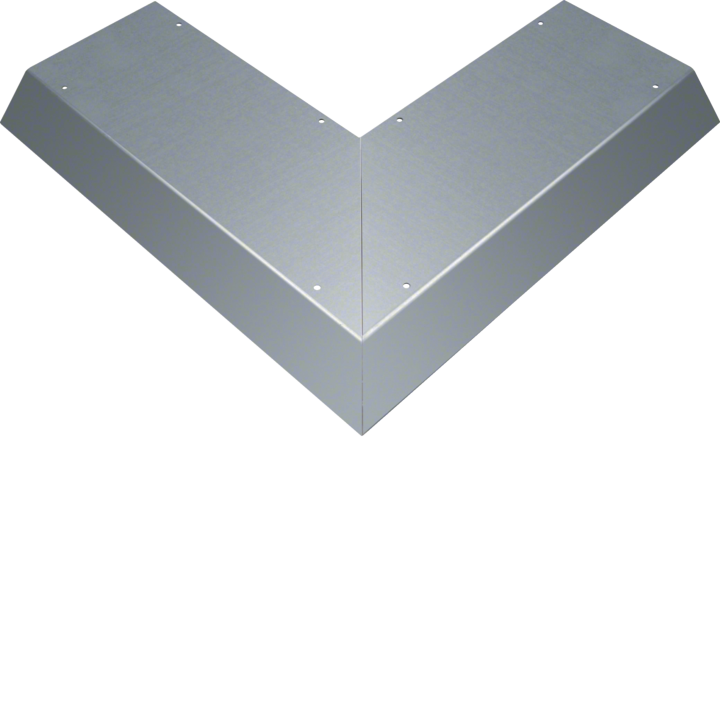 Hager AKBA2500701 Couvercle aveugle coin extérieur 90° pour goulotte AK 250x70mm