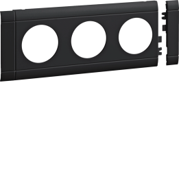 Hager GB080309011 Couvercle de prise intelligente à 3 boutons avec plaque frontale