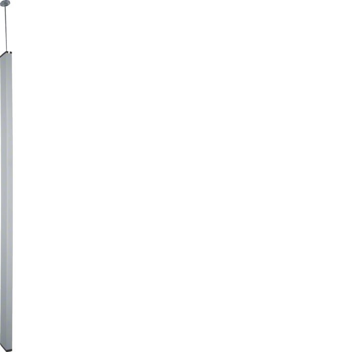 Hager DAS2453000ELN DA200 Attache-câble double à pression 3 m, aluminium anodisé