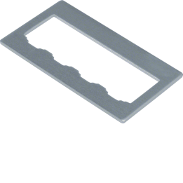 Hager GTVDM034 Plaque de support pour GTVD2/3 4xRJ-45 19" x 14,8"