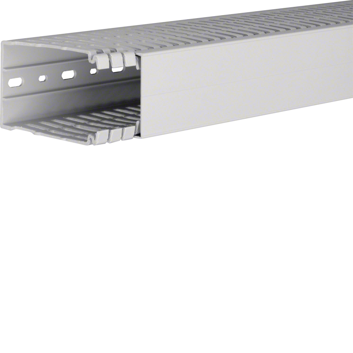 Hager HA7100060 Goulotte à panneaux fendus 100 x 60 mm, gris