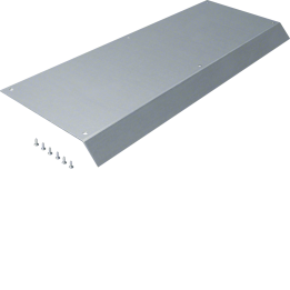 Hager AKB82500401 Couvercle aveugle 800 mm 45° unilatéral pour goulotte AK 250x40