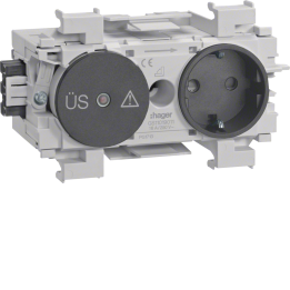 Hager GS12019011 Prise intelligente avec protection contre les surtensions, compatible Wago