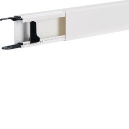 Hager LFF3006009016 Goulotte Liféa 30x57mm Coupleur + 2 Clips Blanc