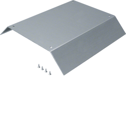 Hager AKB42500702 Couvercle aveugle 400 mm 45° double face pour goulotte AK 250x70