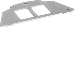 Hager BSM012 Support Plate Typ 01 193x148 mm 2-Gang