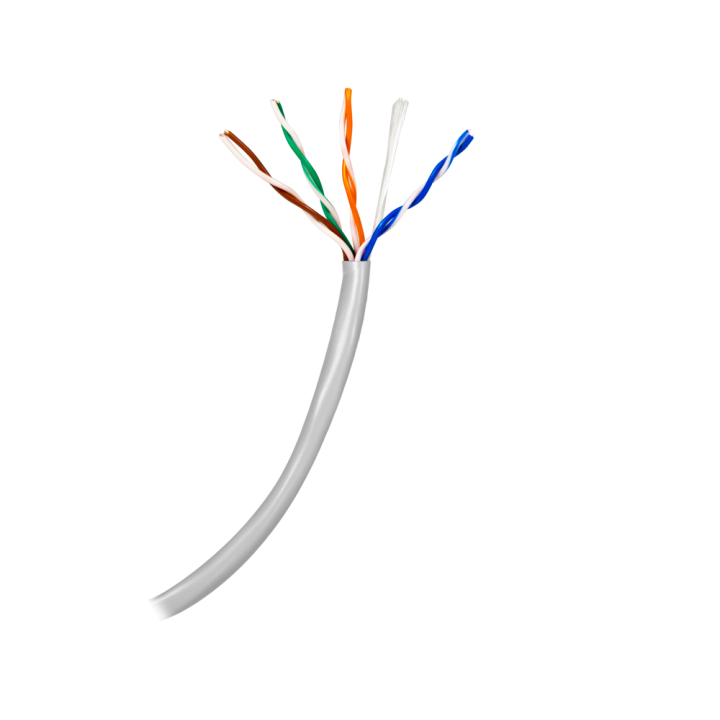 SAFIRE SF-UTP5E-100-H-24AWG-G Kabel sieciowy UTP Cat5e 100m szpula Czysta miedź
