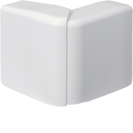 Hager SL2005539016 Coin extérieur pour goulotte VDI, blanc, 55 mm