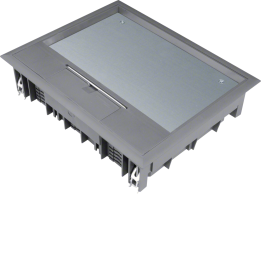 Hager VE09127011 Unité d'alimentation pour sol 12 mm, plancher surélevé