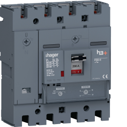 Hager HET201DR MCCB 200A 4P 70kA