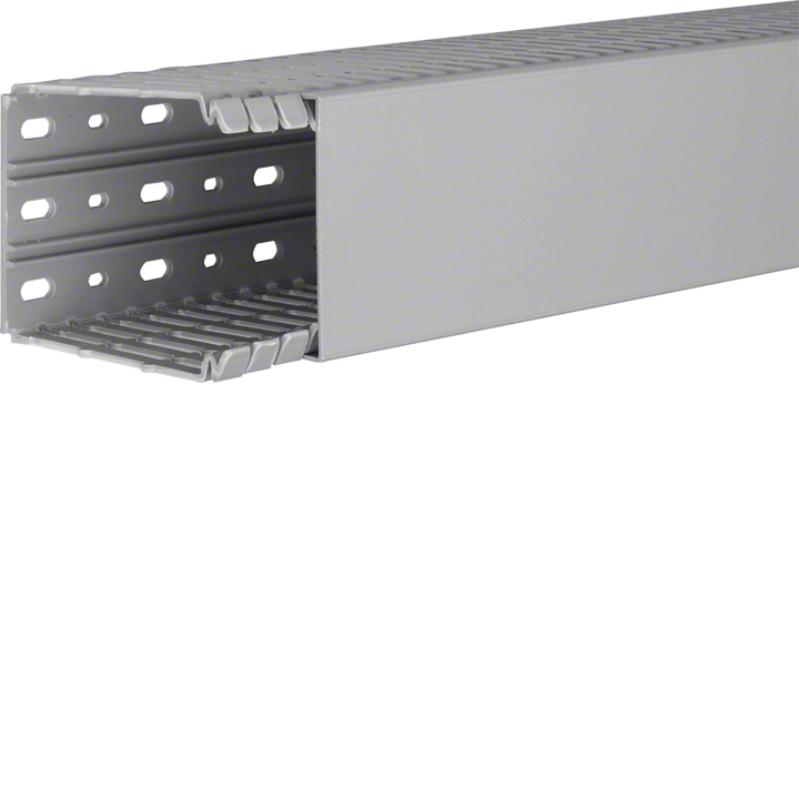 Hager BA7100080 Goulotte à panneaux fendus 100 x 80 mm, gris