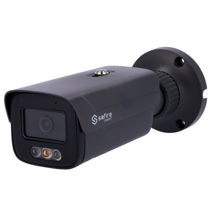 SAFIRE SMART SF-IPB380A-4I1-DL-GREY 4MP PoE IP caméra tube