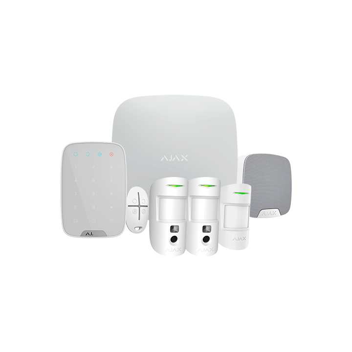 AJAX AJ-HUB2PLUSKIT-MP-PRO-W Passerelle Smart Home Wi-Fi